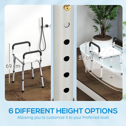 57-69cm Aluminium Frame Bath Seat Hg