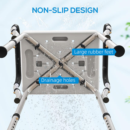 57-69cm Aluminium Frame Bath Seat Hg