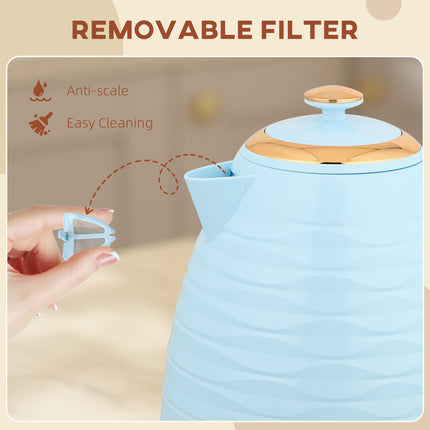 3kW Rapid Boil Honeycomb Kettle - Light Blue