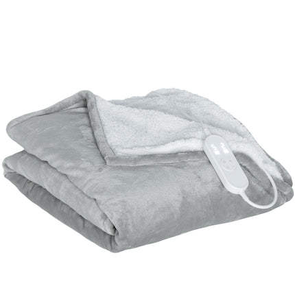 Heated Blanket 180 x 130cm, Electric Throw Blanket with 10 Heat Levels and 10H T