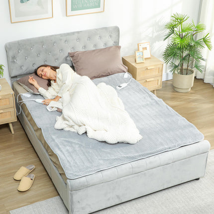 Heated Electric Blanket, Warm Throw Blanket with 5 Heating Levels, 10 Hour Auto-