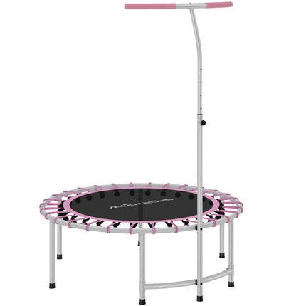 40" Fitness Trampoline, Mini Rebounder Trampoline for Adults with 5-Level Adjust