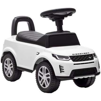 Land Rover Licensed Toddler Ride on Car with Horn, Engine Sounds, Under-Seat Storage, for 18-36 Months, White