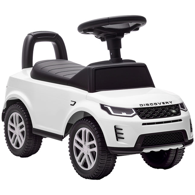Land Rover Licensed Toddler Ride on Car with Horn, Engine Sounds, Under-Seat Storage, for 18-36 Months, White