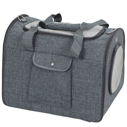 Soft Sided Cat Carrier Bag, Portable Foldable Pet Carrier with Shoulder Strap & Removable Mat for Small Pet Up to 10kg