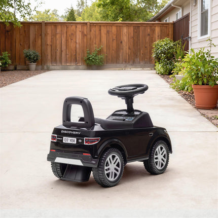 Land Rover Licensed Toddler Ride on Car with Horn, Engine Sounds, Under-Seat Storage, for 18-36 Months, Black