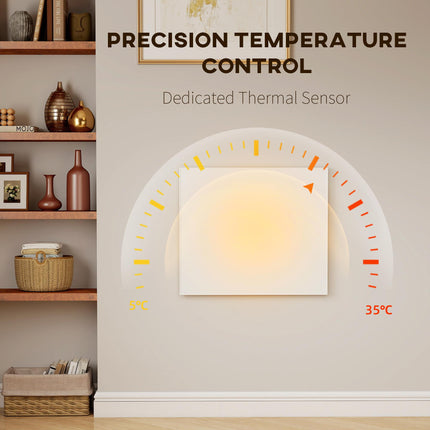 Wifi Smart Electric Heater, Far Infrared, Wall Mounted - 520W