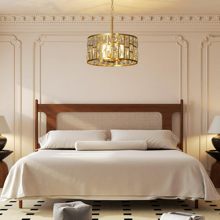 72 Glass Crystallite Chandelier - Gold-Tone