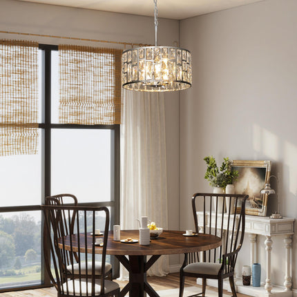 72 Glass Crystallite Chandelier - Silver-Tone