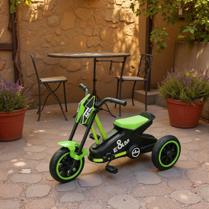 AIYAPLAY Kids Tricycle Baby Trike, Kids Trike with Pedal, 3 Wheel Toddler Balance Bike for Indoor Outdoor Use, Green