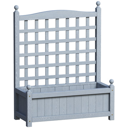 Garden Planters with Trellis for Climbing Vines, Wood Raised Beds for Garden, Planters With Trellis For Climbing Vines Wood Raised Beds For Garden Fl