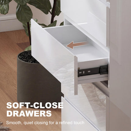 Chest of Drawers, 5-Drawer Storage Cabinets, Modern Dresser, Storage Drawer Unit