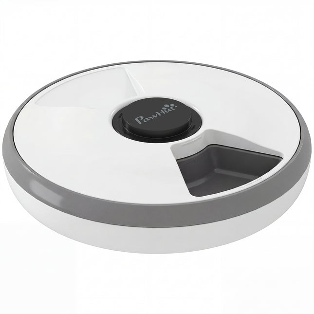 Automatic Cat Feeder Programmable Timer for Dry Wet Food Cat Food Dispenser with Ice Pack for 6 Meals