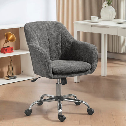 Snow Flannel Office Chair - Grey
