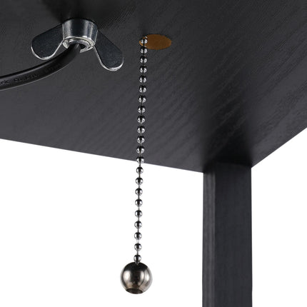 Three-Shelf Standing Lamps Set of 2 - Black