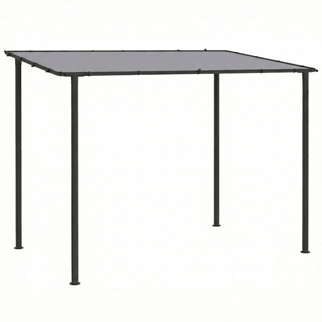 3 x 2 m Lean to Garden Pergola, Metal Frame Gazebo Pergola with UPF30+ Protectio