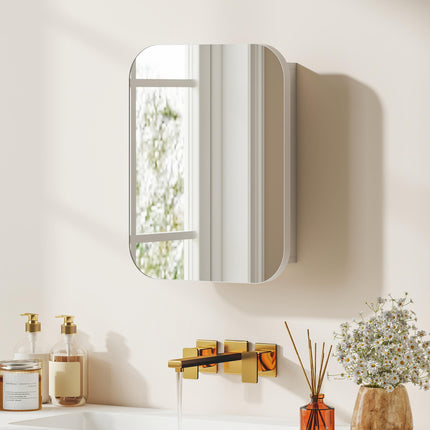 Bathroom Medicine Cabinet with Mirror, Bathroom Wall Cabinet with Adjustable She