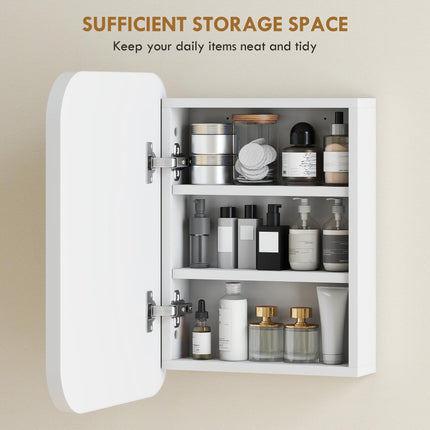Bathroom Medicine Cabinet with Mirror, Bathroom Wall Cabinet with Adjustable She