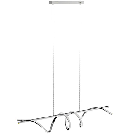 Pendant Light with 3 Colour Temperatures - Silver Tone