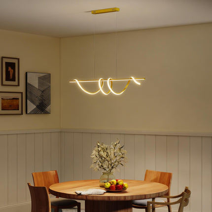 Pendant Light with 3 Colour Temperatures - Gold Tone