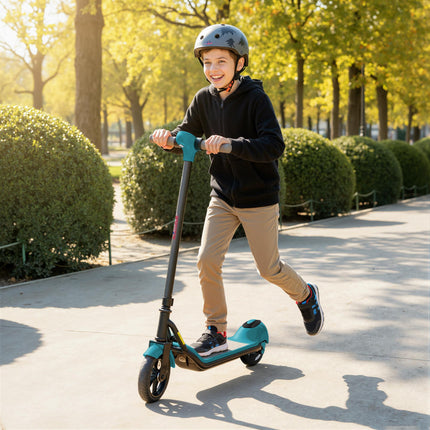 Electric Scooter for Kids, with LED Display, Green