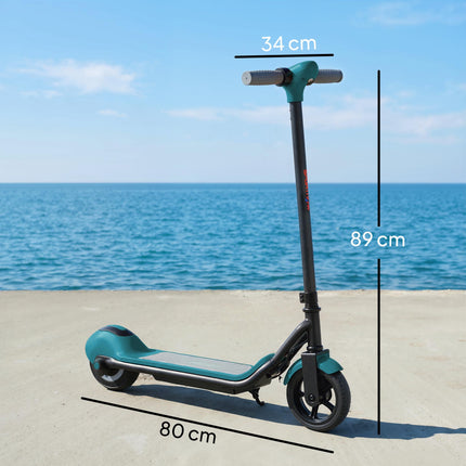 Electric Scooter for Kids, with LED Display, Green