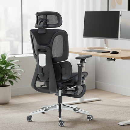 Ergonomic Office Chair, High Back Mesh Desk Chair, Black