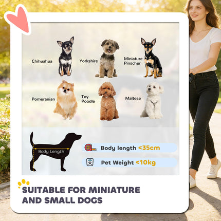 3 Wheel Pet Stroller for Small and Miniature Dogs, Black