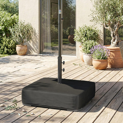 Garden Parasol Base 80 kg Sand Filled Heavy Duty Stand for Cantilever Umbrellas