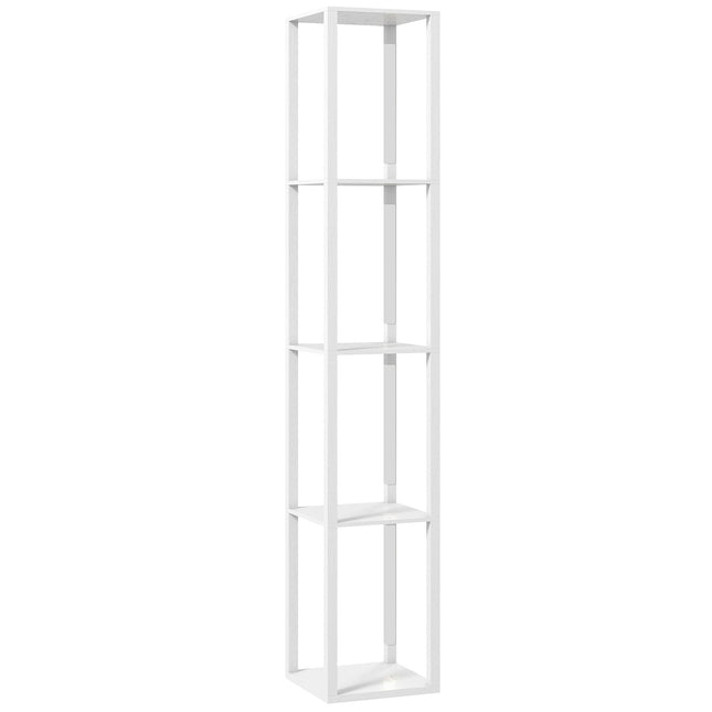 Floor Lamp with Shelves and 3 Brightness Levels - White