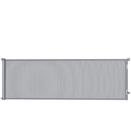 Retractable Dog Gate, Extends to 300 cm Wide & 104 cm Tall, Mesh Pet Gate Single