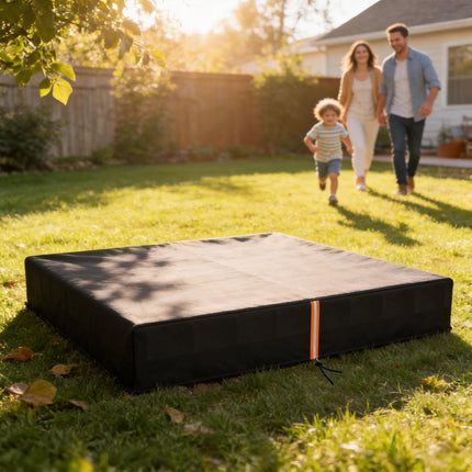 Sandbox Cover, Square Sandpit Cover Waterproof Dustproof UV Protection, Sandbox