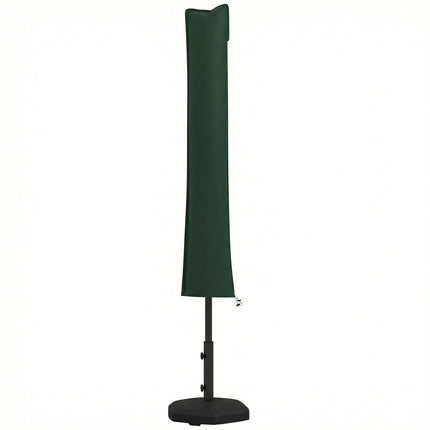 Parasol Cover, Cantilever Umbrella Cover for 2-3.5 m Parasols, Banana Umbrella Protector with Zipper, Green