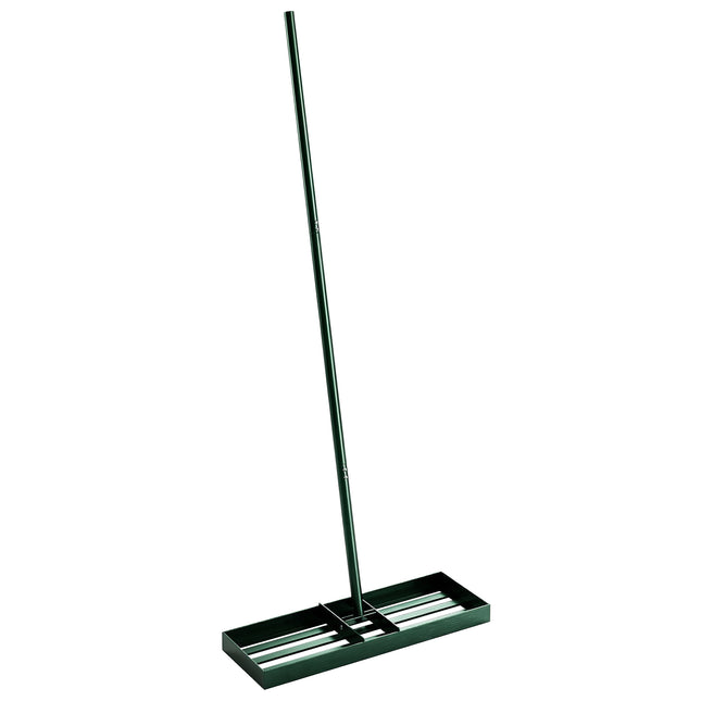 Lawn Levelling Rake, 76 x 26 cm Lawn Leveller Lute with 169 cm Handle for Grass Soil Sand Yard Golf Course