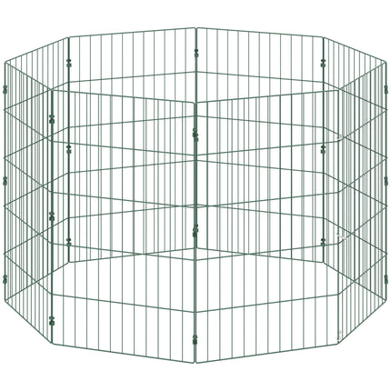 8 Panel Pet Playpen for Medium Dogs Indoor Outdoor 80 cm Height