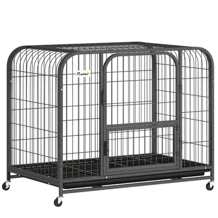 Heavy Duty Dog Crate,93 x 58 x 76 cm, Large Dog Cage for Small to Medium Breeds