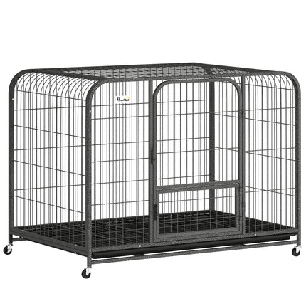 Heavy Duty Dog Crate,116 x 77 x 88 cm, Large Dog Cage for Small to Large Breeds