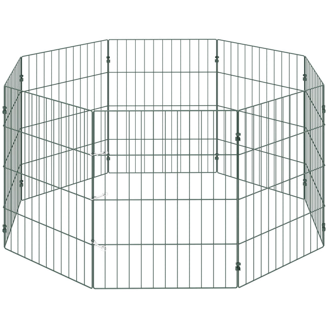 8 Panel Pet Playpen for Small Dogs Indoor Outdoor 60 cm Height