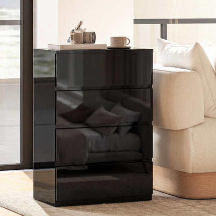 Chest of Drawers, 4-Drawer Storage Cabinets, Modern Dresser, Storage Drawer Unit for Bedroom
