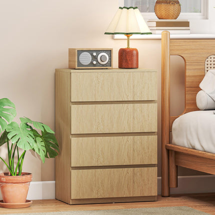 Chest of Drawers 4-Drawer Storage Cabinets Modern Dresser Storage Drawer Unit