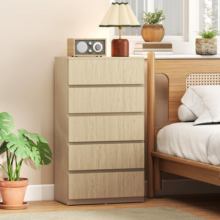 Chest of Drawers 5-Drawer Storage Cabinets Modern Dresser Storage Drawer Unit