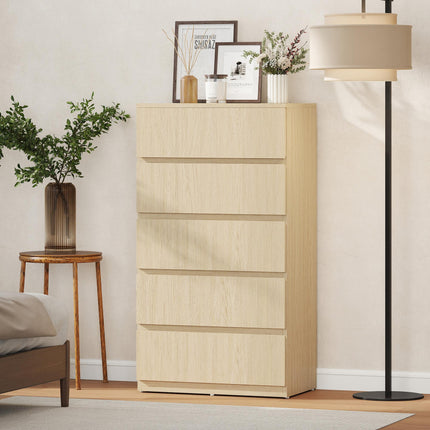Chest of Drawers 5-Drawer Storage Cabinets Modern Dresser Storage Drawer Unit