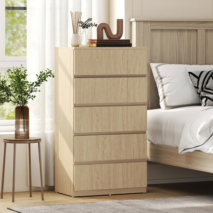Chest of Drawers 5-Drawer Storage Cabinets Modern Dresser Storage Drawer Unit