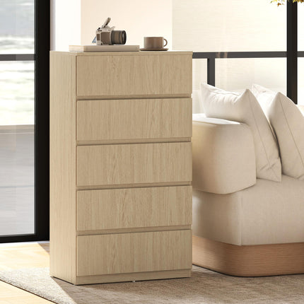 Chest of Drawers 5-Drawer Storage Cabinets Modern Dresser Storage Drawer Unit