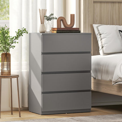 Chest of Drawers 4-Drawer Storage Cabinets, Modern Dresser, Storage Drawer Unit