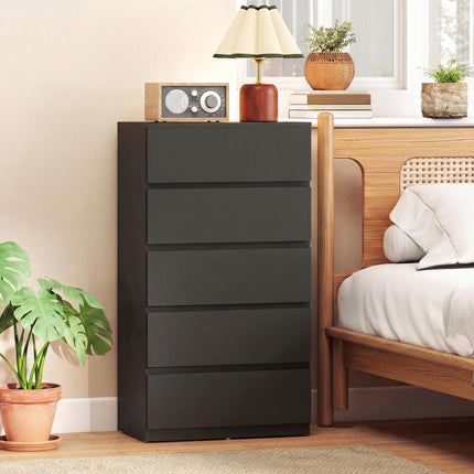 Chest of Drawers, 5-Drawer Storage Cabinets Modern Dresser, Storage Drawer Unit