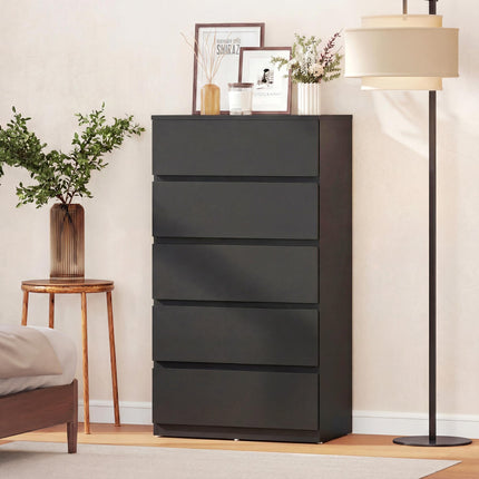 Chest of Drawers, 5-Drawer Storage Cabinets Modern Dresser, Storage Drawer Unit