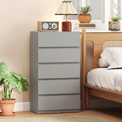 Chest of Drawers 5-Drawer Storage Cabinets Modern Dresser, Storage Drawer Unit