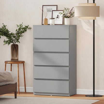 Chest of Drawers 5-Drawer Storage Cabinets Modern Dresser, Storage Drawer Unit