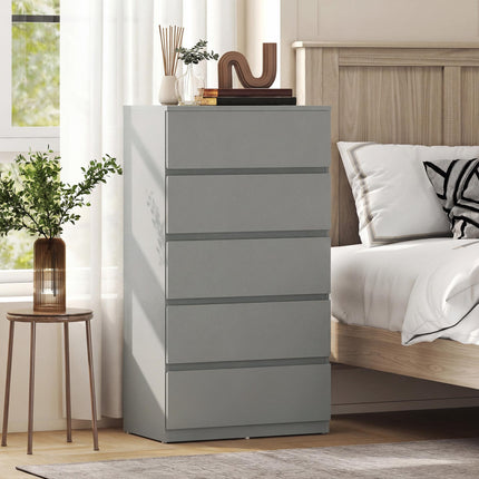 Chest of Drawers 5-Drawer Storage Cabinets Modern Dresser, Storage Drawer Unit
